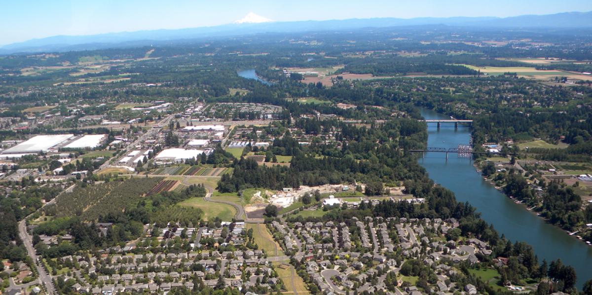 Aerial Photo of Wilsonville