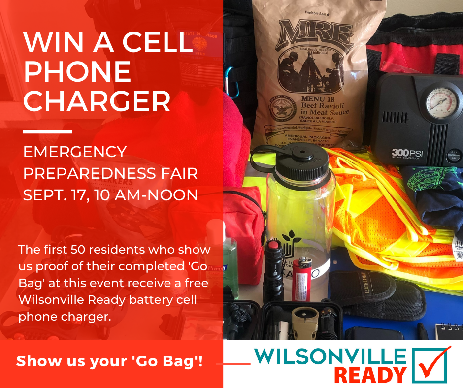 Show Us Your Go Bag, Get a Free Cell Phone Charger