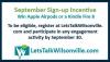 Incentive: register, engage and be eligible to win airpods or a kindle fire